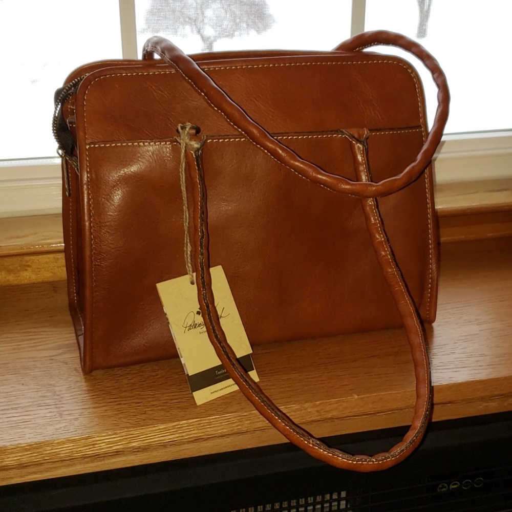 Patricia Nash Paris Tooled Rose Satchel